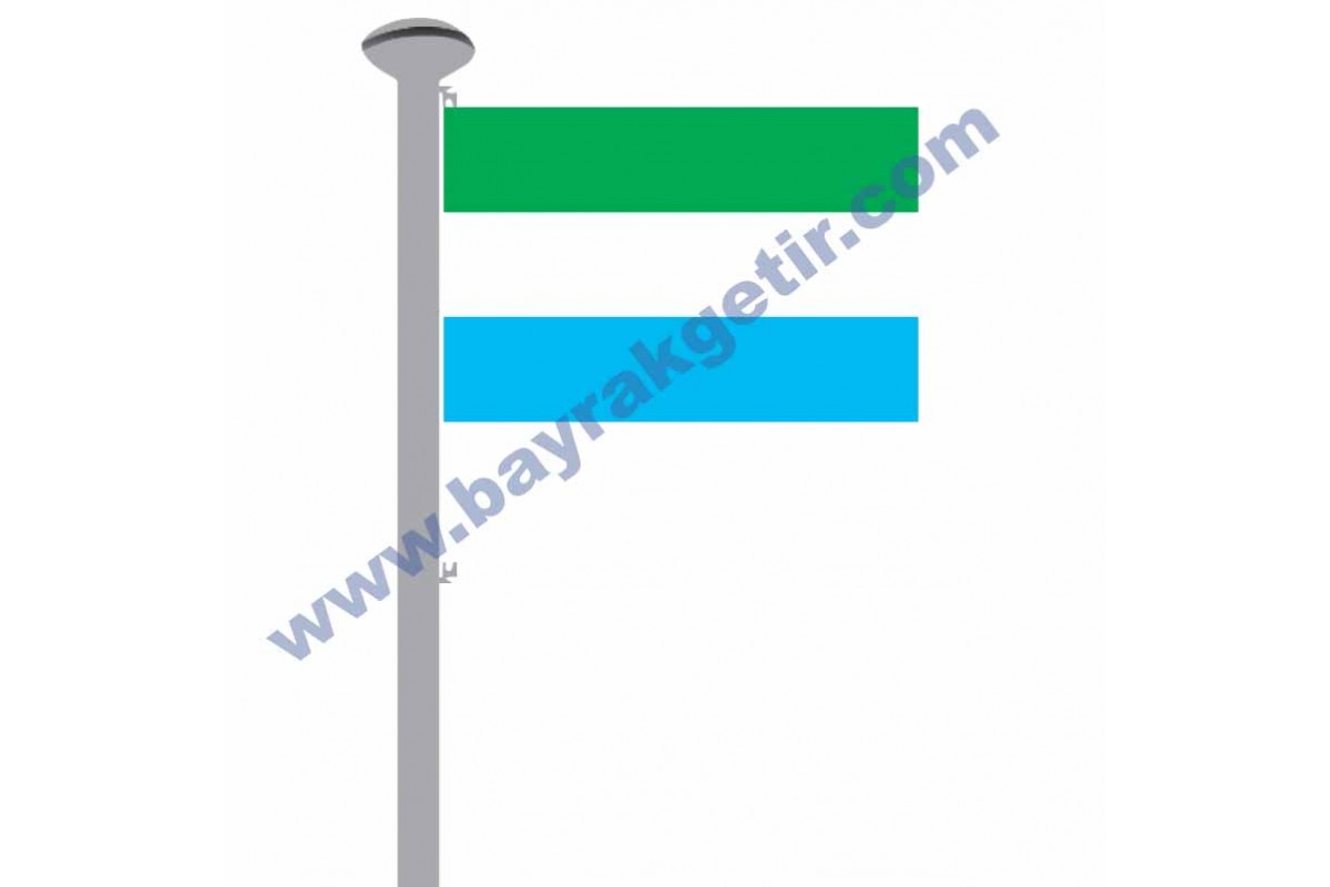 SİERRA LEONE GÖNDER BAYRAK 50x75 ( EBAT SEÇİNİZ ) SİERRA LEONE GÖNDER BAYRAK 50x75 ( EBAT SEÇİNİZ )